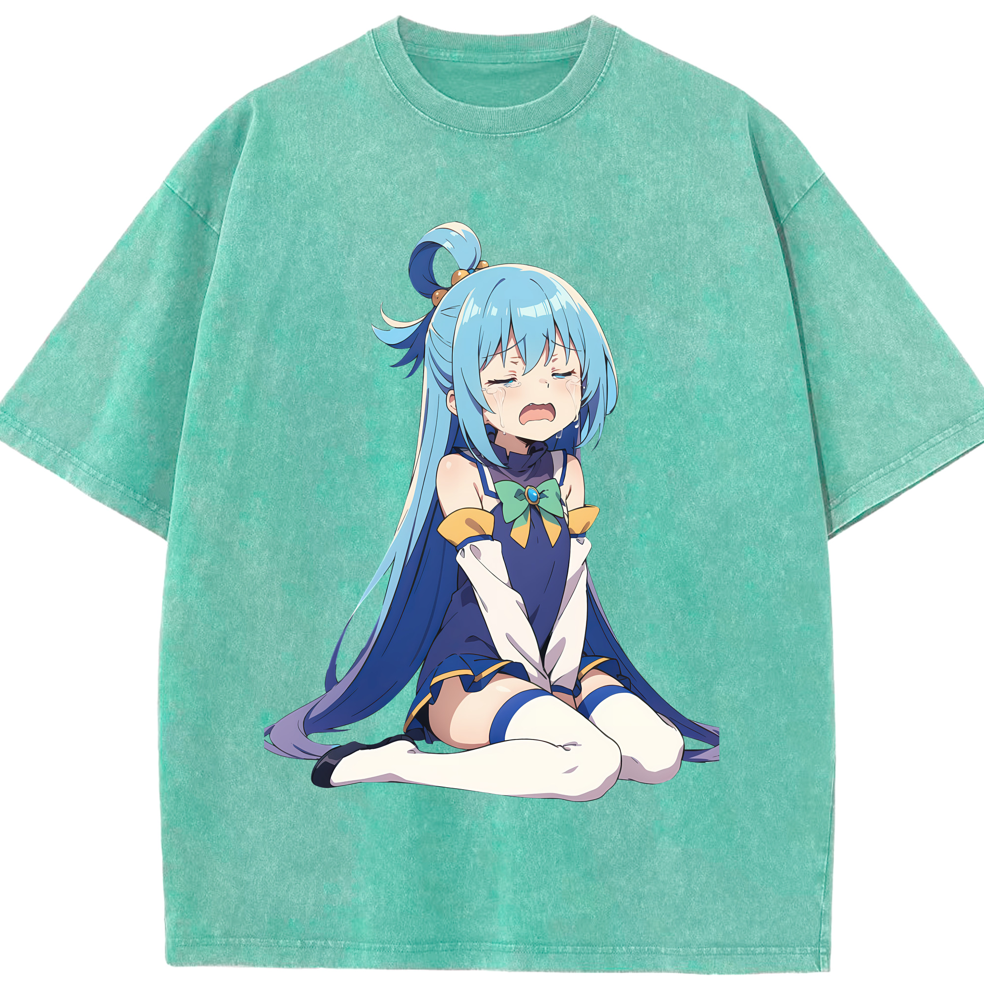 （画像用） 転スラ Regarding Reincarnated to Slime 綿100% ヴィンテージ風 半袖Tシャツ（フロントプリント）
